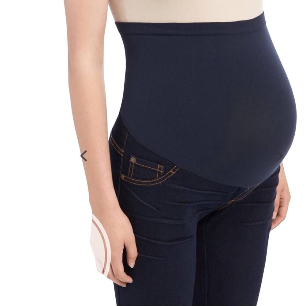 Indigo Blue Dark Wash Skinny Maternity Jeans Size XSP